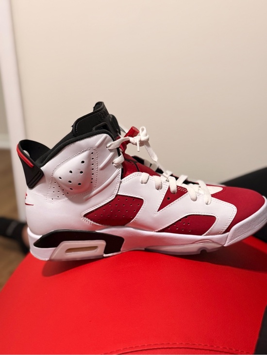 Red / Black Air Jordan 6 carmine 2021, size 13 main image 8